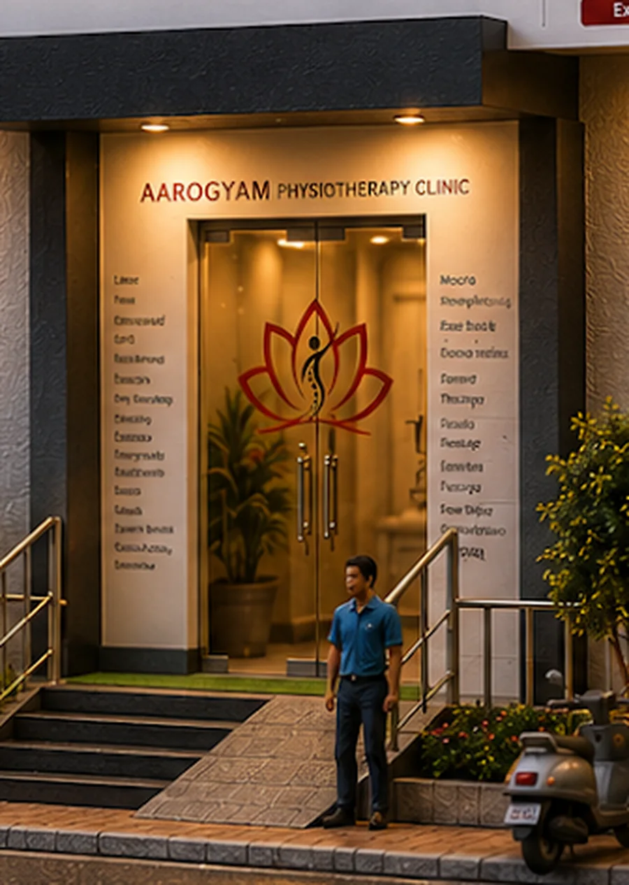Salon entrance