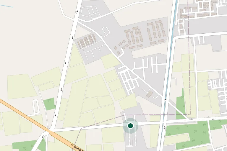 Map showing Smit Family Salon, Jivraj Park, Rajkot